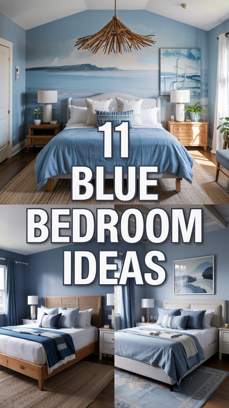11 Blue Bedroom Ideas for a Stylish, Relaxing and Modern Look
