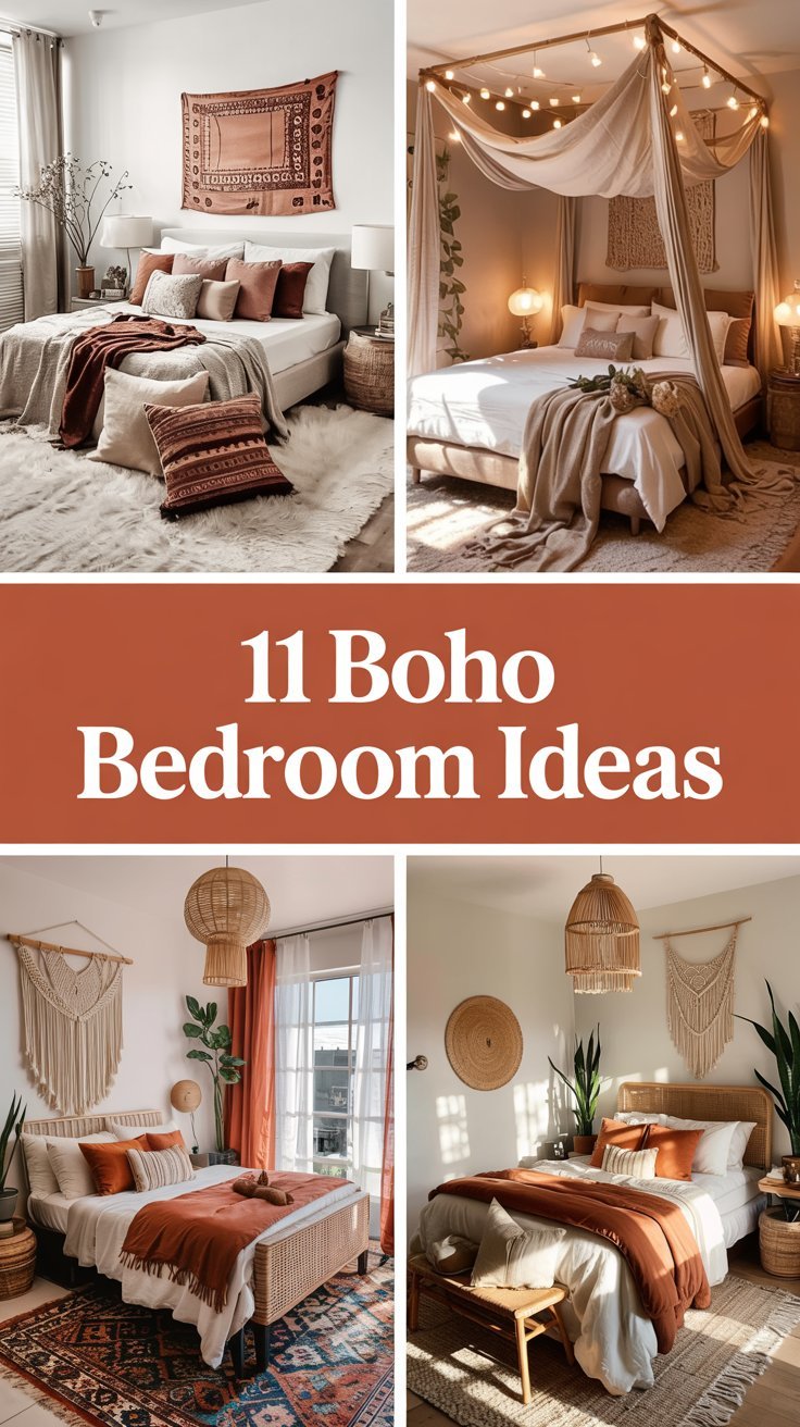 11 Boho Bedroom Ideas for a Cozy, Collected, and Totally Stylish Space