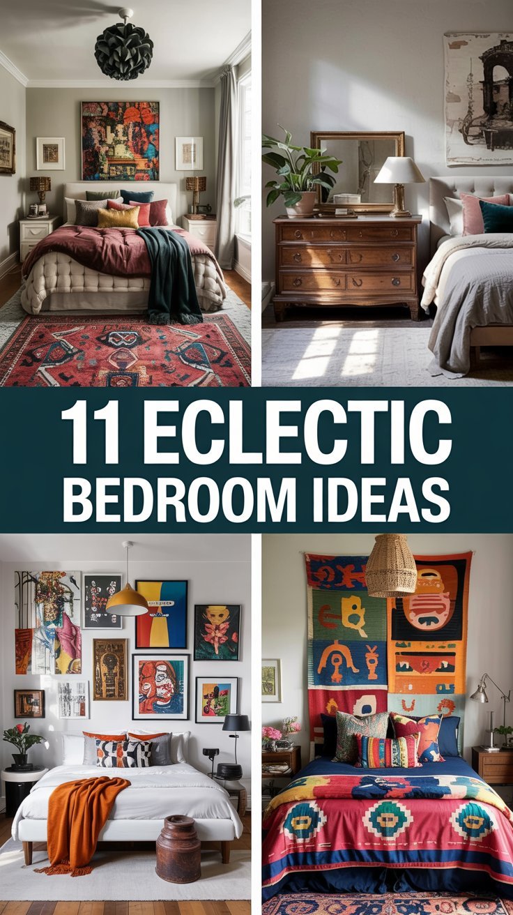 11 Eclectic Bedroom Ideas for a Bold, Stylish, and Unique Space