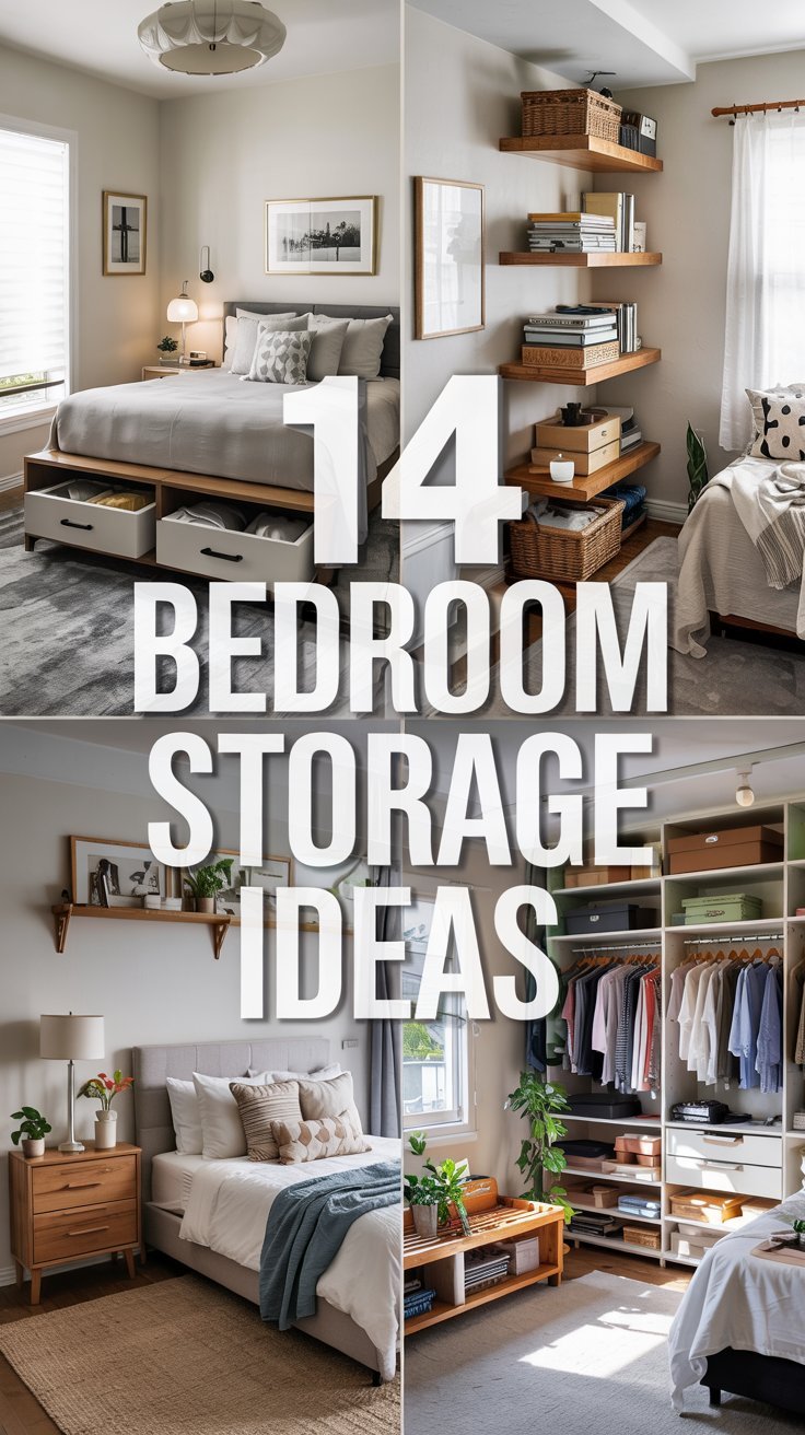 14 Bedroom Storage Ideas for a Clutter-Free and Stylish Space